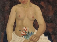 Christopher Wood, Nude with Tulips, 1927