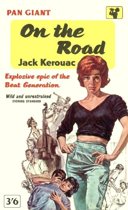 Primera edición de bolsillo de "On the Road" en el Reino Unido (1961)
