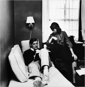 Sylvia Plath y Ted Hughes (Boston, 1958. Foto: The New York Times)