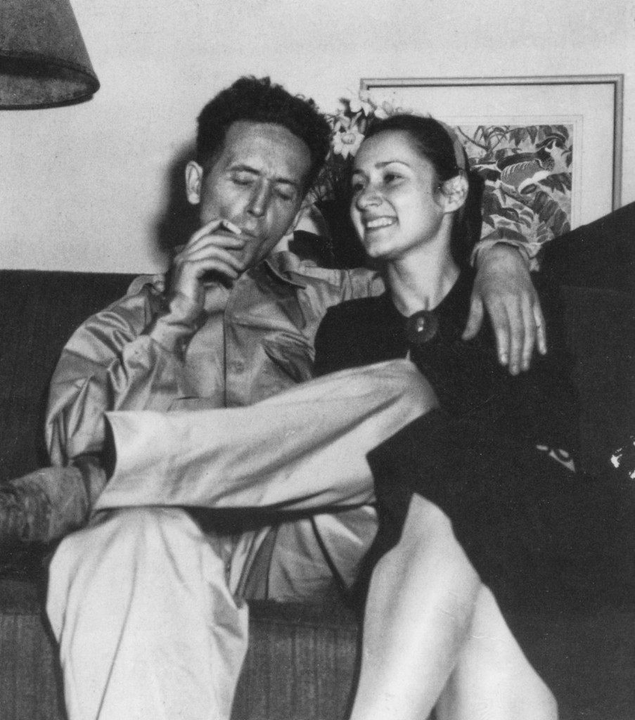 Woody Guthrie y Marjorie Mazia, 1945