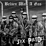 Carpeta de un single pirata de los Sex Pistols con "Belsen Was a Gas"