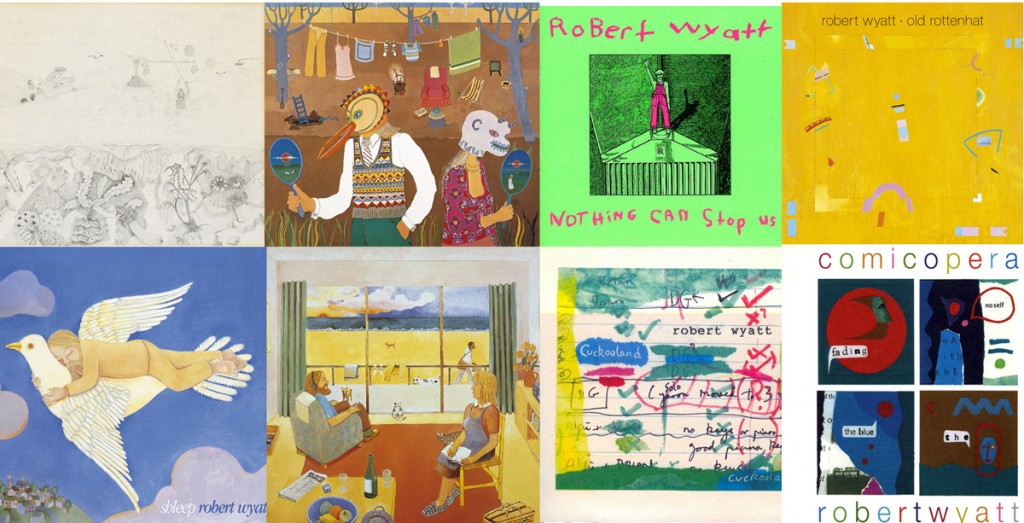 Algunos de los discos de Robert Wyatt
