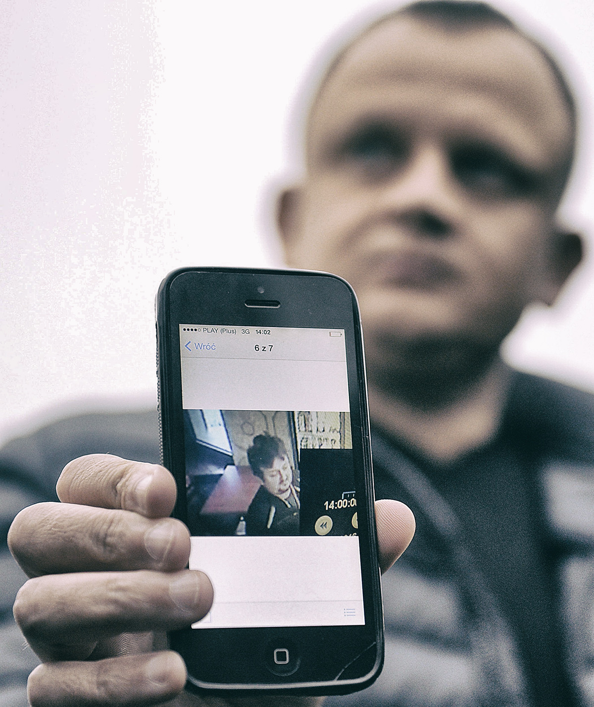 Lukasz Urban, en el último 'selfie' que envió a sus familiares - Foto: AP