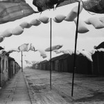 Humphrey Spender, Ashington - Washing in road between terraced housing, 1937 38, Street