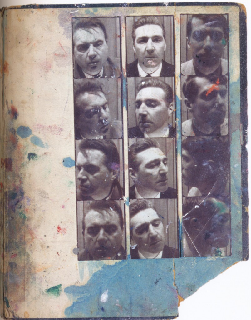 Fotomatones de Francis Bacon (izquierda) y dos de sus amigos (1966-1967)