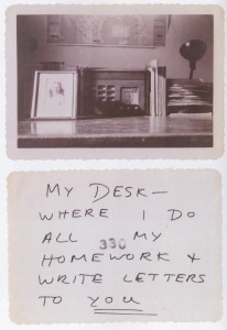 "Mi escritorio, donde hago todas mis tareas y te escrito cartas" © "Talking Pictures" - Ransom Riggs