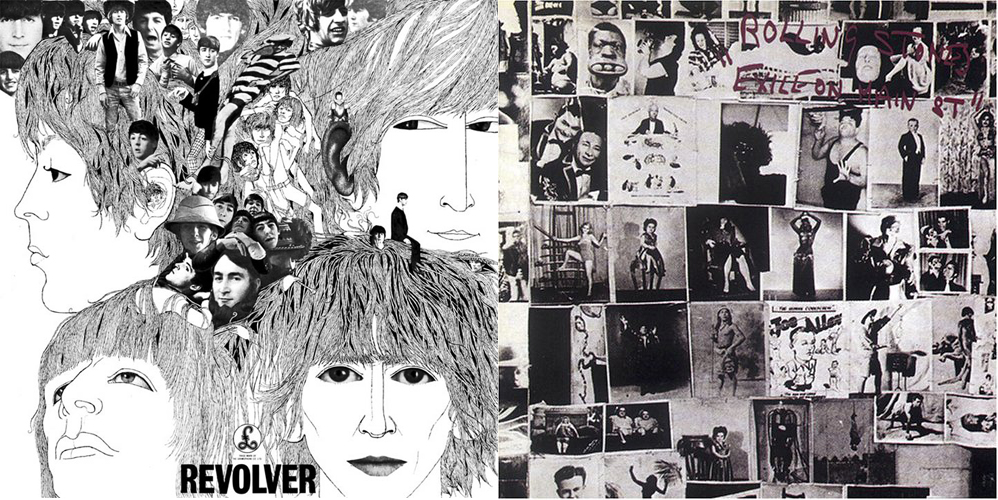 "Revolver" (The Beatles, 1966) y "Exile on Main St." (The Rolling Stones, 1972)