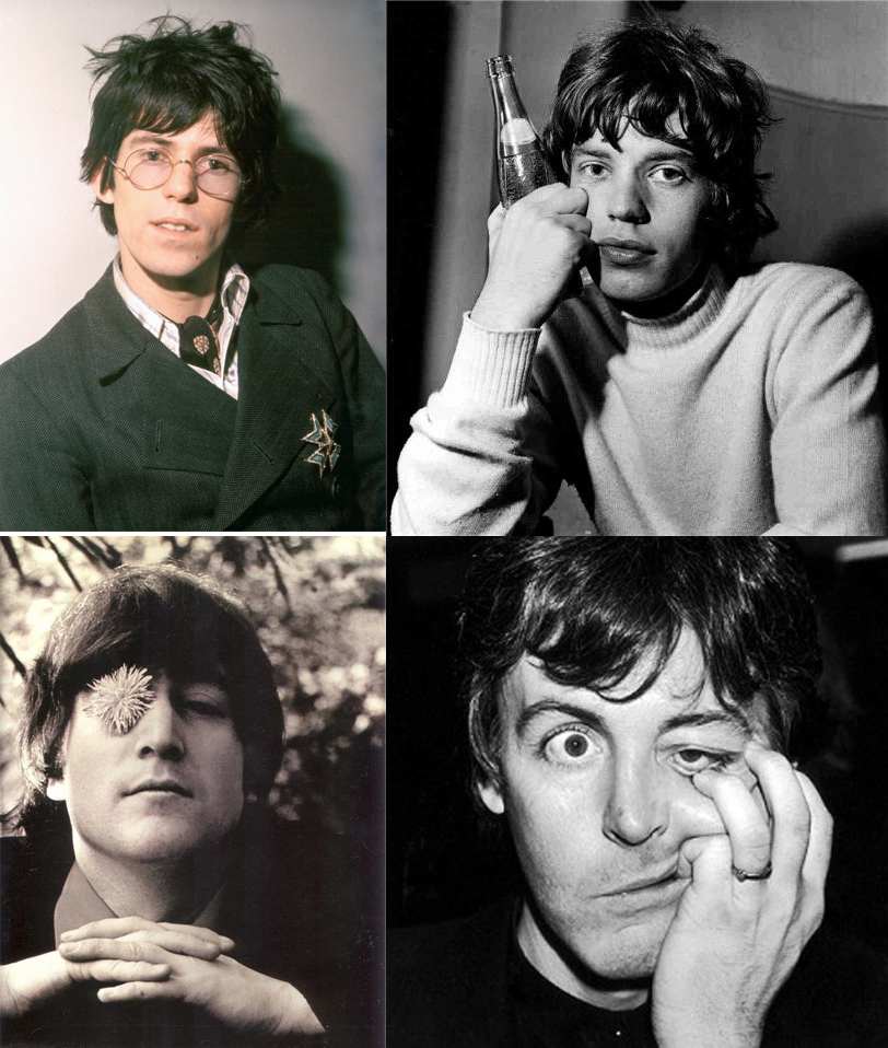 Richards, Jagger, Lennon y McCartney