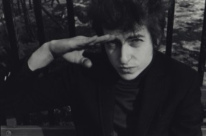 Bob Dylan, Sheridan Square Park, January 22, 1965 © Fred W. McDarrah