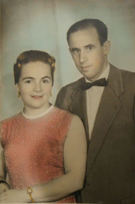 Mis padres, a comienzos de los años sesenta
